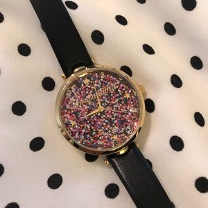 Kate Spade “Abracadabra” Glitter Watch